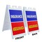 Signmission Insurance Aseguranza, A-Frame & 2 Decals Installed, Heavy-Duty Plastic Frame SBHD-D-2436-Insurance Aseguranza - alternate 4