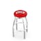 Holland Bar Stool Co 30" Chrome UNLV Swivel Bar Stool, Accent Ring L8C2C30UNevLV - alternate 1