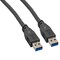 Sanoxy 10ft USB 3.0 SuperSpeed A Male to A Male Cable, Black SNX-CBL-LDR-U3101-1110 - alternate 1