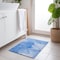 Homeroots 2' X 3' Blue Abstract Washable Non Skid Indoor Outdoor Area Rug 559730 - alternate 7