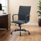 Leisuremod Harris High-Back Faux Leather Swivel Office Chair, Iron Frame HOTBL19GRL - alternate 10