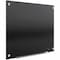 Quartet 24" H x 36" W Magnetic Glass Dry Erase Board, Gloss, Black G3624B - alternate 1