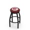Holland Bar Stool Co 30" Blk Wrinkle Indian Motorcycle Swivel Bar Stool, Accent Ring L8B2B30Indn-HD - alternate 1