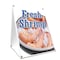 Signmission Fresh Shrimp, 36 Inch x 24 Inch A-frame Yard Sign, Plastic Sign SBC-2436-Fresh Shrimp - alternate 1