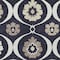 Homeroots 9' X 12' Black Ivory And Taupe Medallion Washable Indoor Outdoor Area Rug 589594 - alternate 6
