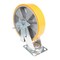Vestil Polyurethane Swivel With Brake Caster 8 In. Diameter x 2 In. Width 1760 lb Orange/Silver CST-VE-8X2PUA-SWB - alternate 11