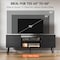 Simple Deluxe TV Stand for 45 55 60 inch Living Room, 2 Cabinet Media Console Table, Entertainment Center with St 3A88TVS001BLK01 - alternate 7