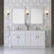 James Martin Vanities Bellshire 72" Double Vanity, Bright White w/ 3 CM Eternal Jasmine Pearl Silestone Top 660-V72-BW-3EJP - alternate 8