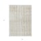 Homeroots 9' X 12' Ivory Brown And Gold Striped Washable Indoor Outdoor Area Rug 597401 - alternate 6