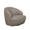 Manhattan Comfort Lukas Upholstered Swivel Accent Chair in Taupe AC1631-TP - alternate 4