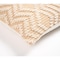 Homeroots 18" X 18" Beige and Ivory Zigzag Cotton Pillow Cover With Texture 534555 - alternate 3