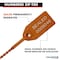 Kable Kontrol Identification & Tamper Proof Cable Zip Ties, 9 in L, Orange, HDPE (High-density polyethylene) CTPT-9-50-OR - alternate 5