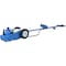 Wrightmaster 22 Ton Hydraulic Floor Jack, Air-Operated Axle Bottle Jack with 4 Extension Saddles & Wheels, Blue ZR-W46564162 - alternate 7