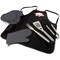Picnic Time Family Of Brands NCAA Arkansas Razorbacks BBQ Apron Tote Pro Grill Set, Heavy Duty BBQ Apron For Men 635-88-179-034-0 - alternate 1