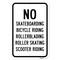 Signmission No Skateboarding Bicycle Riding Rollerblading R Aluminum, 18" x 24", A-1824-24956 A-1824-24956 - alternate 2