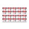 Signmission OSHA Danger Sign, Diesel Fuel No Smoking Bilingual, 5in X 3.5in Decal, 10PK, OS-DS-D-35-VP-1124-10PK OS-DS-D-35-VP-1124-10PK - alternate 1