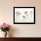 Homeroots Live Life in Full Color Tulips Black Framed Print Wall Art 529724 - alternate 3