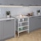 Amgood 30in D x 30in L Stainless Steel Table, Three Undershelves AMG WT-3030-3SH-Z - alternate 6