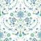A-Street Prints Britt Sapphire Embroidered Damask Wallpaper 4066-26511 - alternate 1