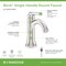 Symmons Birch Single-Hole Single-Handle Bathroom Faucet with Push Pop Drain (1.0 GPM) SLS5912STNPP - alternate 2