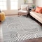 World Rug Gallery Bohemian Stripe Arch Design Area Rug 5 ft x 7 ft Brown WR35BROWN5X7 - alternate 1