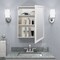 Zenith Zenna Home White 20'' W. x 25'' H. x 4.5'' D. Single Mirror Surface Mount Framed Medicine Cabinet WRW2025 - alternate 4