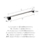 Amerock Blackrock Brushed Nickel Contemporary 24 in 610 mm Towel Bar BH36004G10 - alternate 4