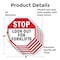 Signmission Stop Look Out for Forklifts, 4 inch X 4 inch, Vinyl Decal, 5PK OC-D-5PACK-4-57 - alternate 4