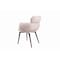 Homeroots Light Gray and Black Faux Leather and Metal Dining Arm Chair 719325 - alternate 4