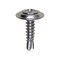 Auveco #8-18 x 3/4in Phillips Oval Countersunk Washer Sems Tek - Chrome, 100PK 11450 - alternate 1