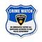 Signmission Neighborhood Crime Watch Shield Sign We, 12 Inch X 12 Inch, Aluminum Metal Sign SHI-A-12-388 - alternate 1