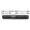 Auveco 1/2in-1in Sae x 1/2in-3/4in USS x 2 1/2in Overall. Manifold/Cylinder Head Stud, 10PK 9731 - alternate 3