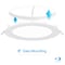 Infibrite 6 In 5CCT Selectable White 12 Watt 1200LM 0-10V Dimmable LED Light 120-277V IB-002-18-12W-10V - alternate 7