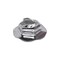 Auveco Thread Cutting Nut 6.3mm Stud Size - Zinc, 50PK 12255 - alternate 1