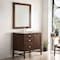 James Martin Vanities Addison 36" Single Vanity, Mid-Century Acacia, w/ 3 CM Tajnar Eclos Top E444-V36-MCA-3TJR - alternate 5