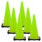 Mr. Chain 28" Safety Green Traffic Cones (6-Pack) 97514-6 - alternate 1