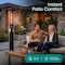 Serenelife Infrared Patio Heater, 1500W Electric with Remote Control, IP24 Approved, Anodized Aluminum Alloy SLOHT44 - alternate 5
