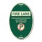 Signmission Fire Lane - No Parking No Waiting With No Pa, 12 In X 18 In Architectural, Heavy Gauge Aluminum A-OV-G-1218-24003 - alternate 1