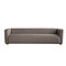 Homeroots 98" Light Brown Fabric Solid Wood Sofa 674613 - alternate 6
