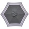 Seasonal Trends Tilt/Crank Market Umbrella, 94.4 in H, 106.2 in W Canopy, 106.2 in L Canopy, Hexagonal Canopy 59793 - alternate 2