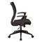 Office Star Products EM Series Screen Back Task Chair with "T" Arms, Fine Tune Onyx EM51022N-K101 - alternate 4
