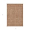Homeroots 5' X 8' Terra Cotta And Brown Abstract Washable Indoor Outdoor Area Rug 594966 - alternate 8