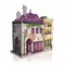 Wrebbit3D Harry Potter Madam Malkin's & Florean Fortescue's Ice Cream 3D Jigsaw Puzzle Multicolored W3D-0510 - alternate 4