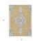 Homeroots 3' X 5' Gold Gray And Ivory Oriental Washable Indoor Outdoor Area Rug 598406 - alternate 7