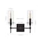 Jonathan Y Cato 13.5" 2-Light Bohemian Farmhouse Iron/Glass LED Vanity, Oil Rubbed Bronze/Clear JYL7806A - alternate 8