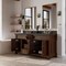 James Martin Vanities Brookfield 72" Double Vanity, Honey Oak, w/ 3 CM Charcoal Soapstone Silestone Top 547-V72-HNO-3CSP - alternate 9