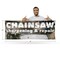 Signmission Chainsaw Sharpening and Repair, 36 Inch x 96 Inch, Vinyl Banner B-96-30514 - alternate 4