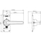 Siemens Accessories for 3KC0 SZ 4 Direct operating mechanism yellow/red with cover for 3KC9401-2 - alternate 3
