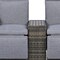 Homeroots 24" Gray Metal Outdoor Accent Chair with Storage with Gray Cushion 625688 - alternate 7