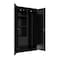 Hirsh Janitorial Cabinet, 18" D x 36" W x 72" H, Black 24033 - alternate 1
